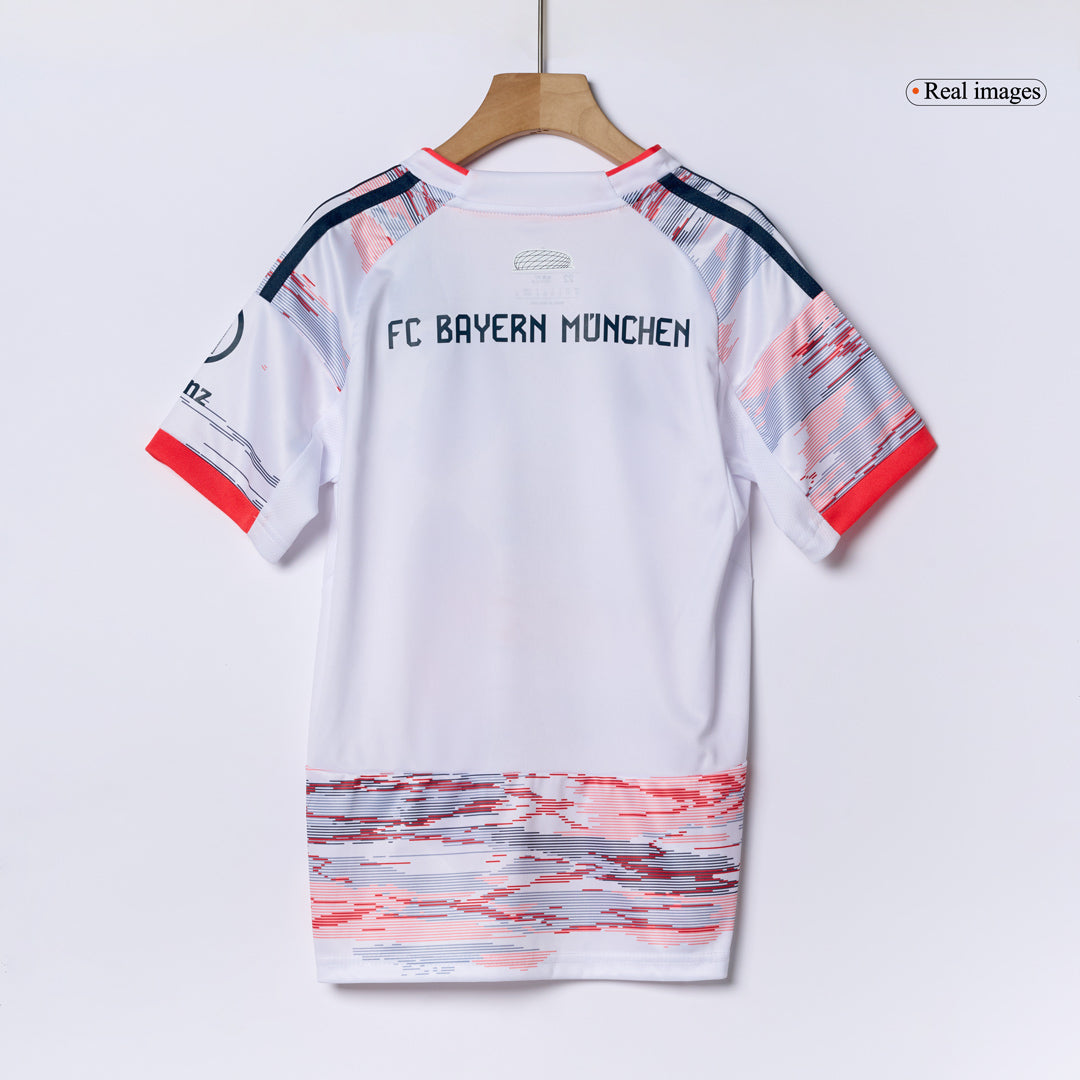 Bayern Munich Away Kids Soccer Jerseys Full Kit 2025/26