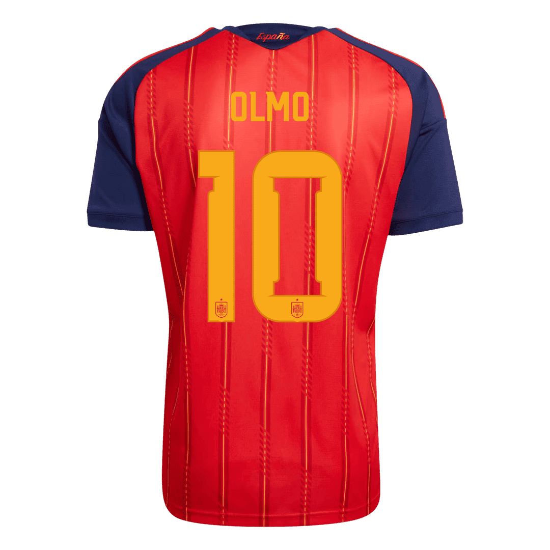 OLMO #10 Spain Home Soccer Jersey World Cup 2026