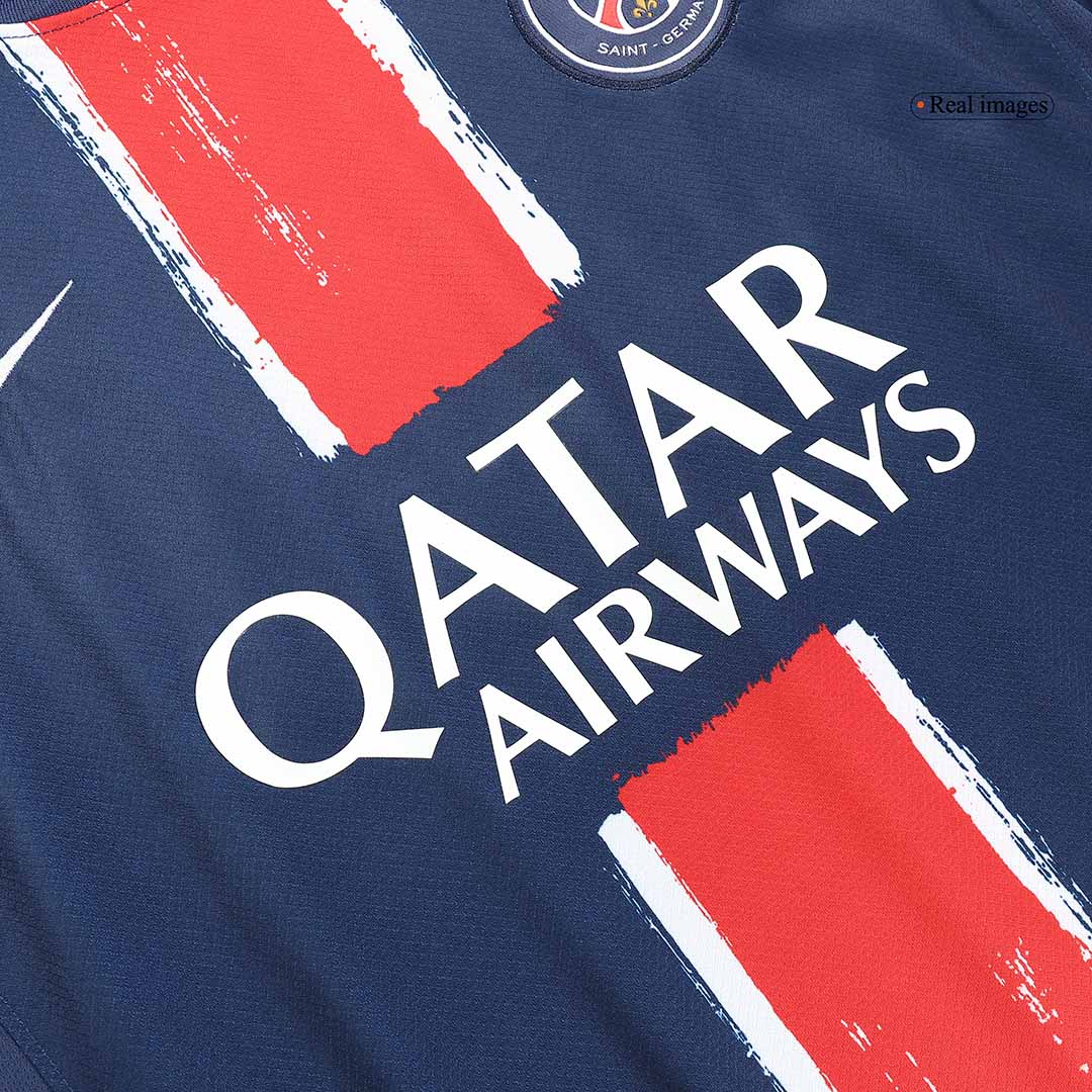 Champions #25 PSG Fußballtrikot Home Custom Shirt 2024/25 Champions of Europe