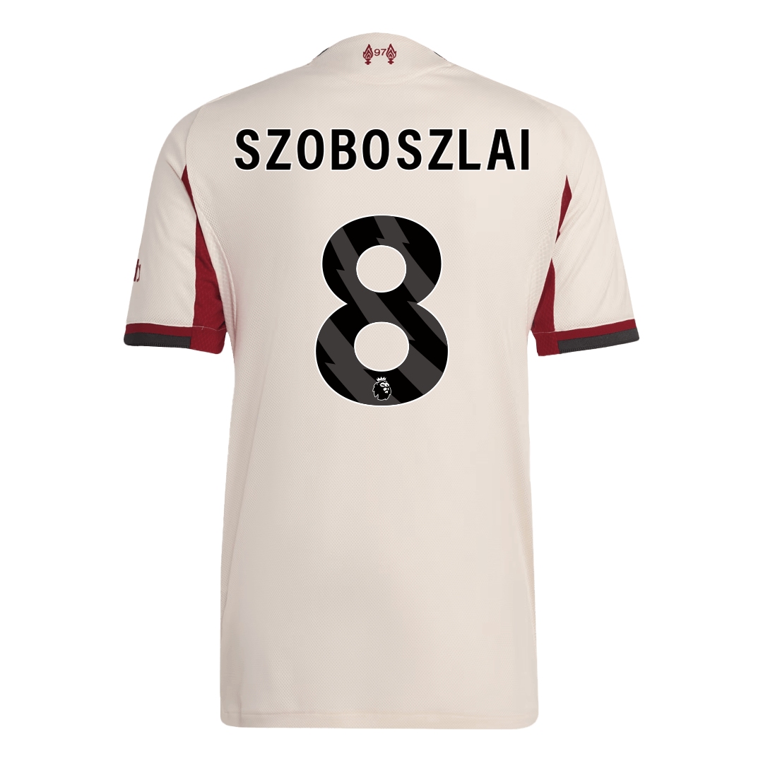 SZOBOSZLAI #8 Liverpool Away Authentic Soccer Jersey 2025/26