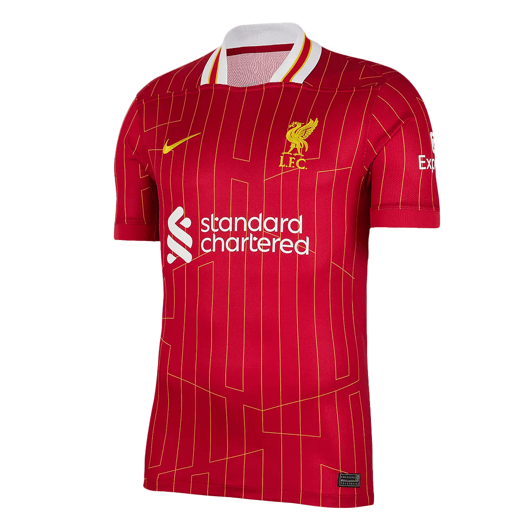 M.SALAH #11 Liverpool Home soccer jersey 2024/25