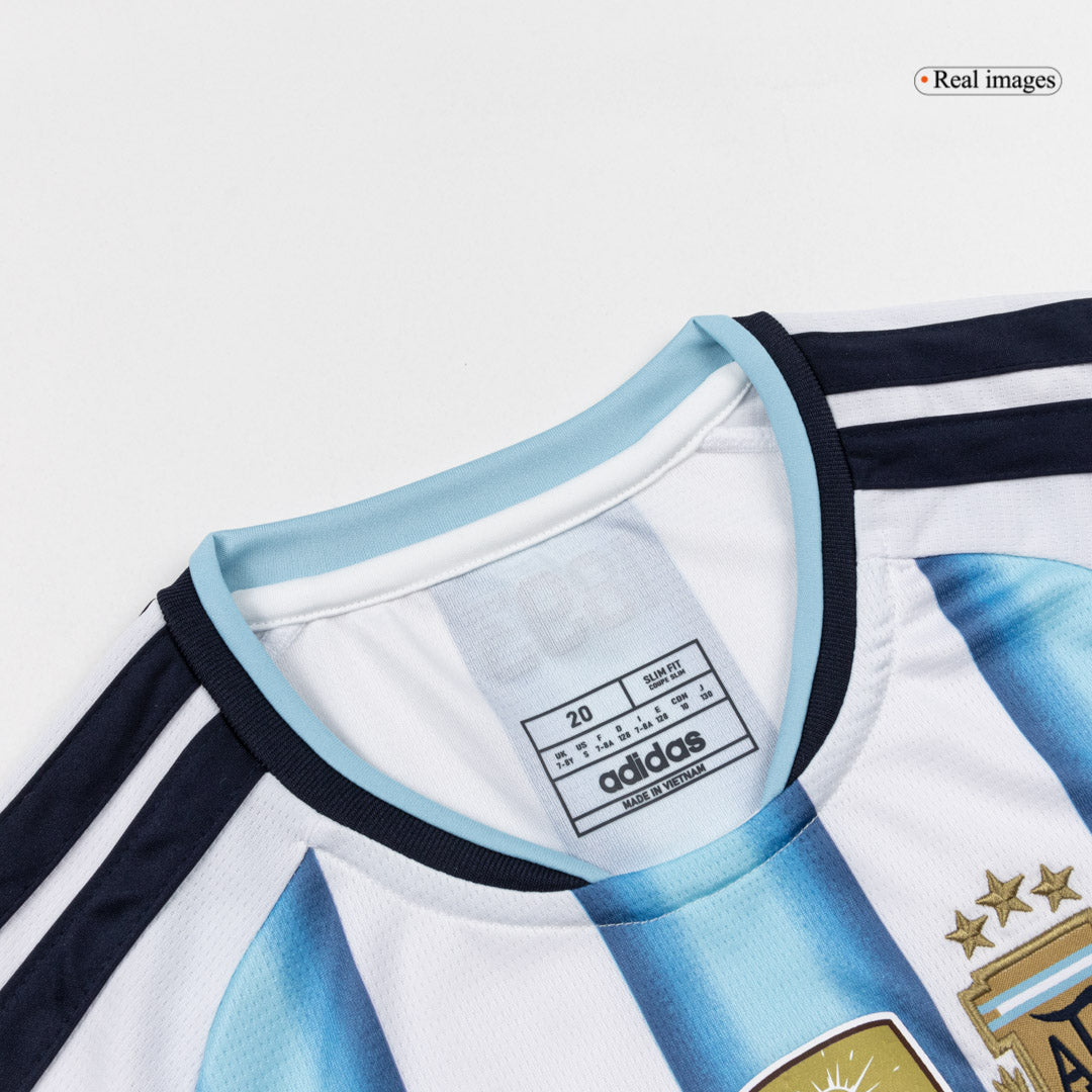 Argentina Home Kids Soccer Jerseys Kit World Cup 2026