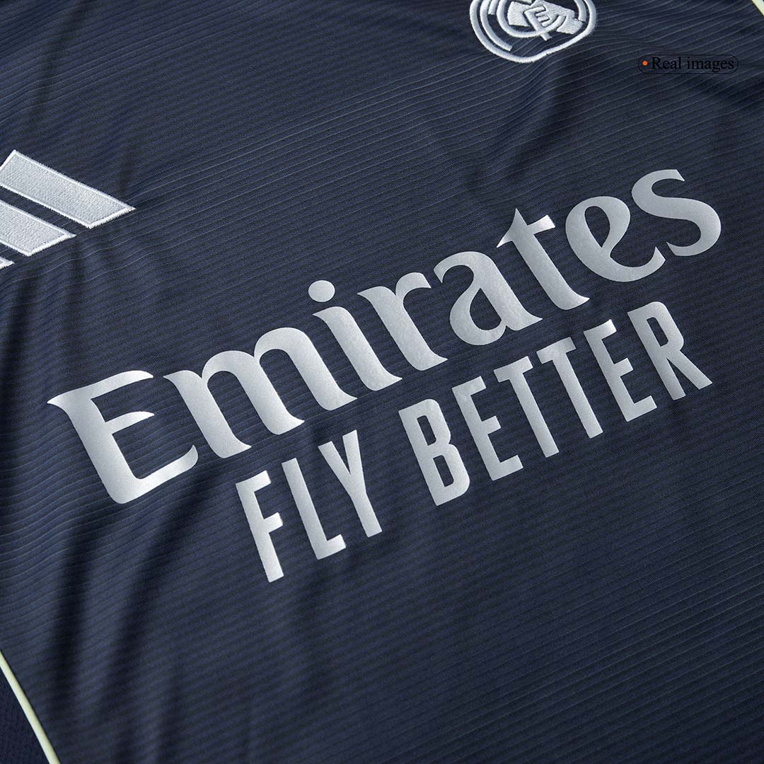 Real Madrid Away Long Sleeve Soccer Jersey 2025/26