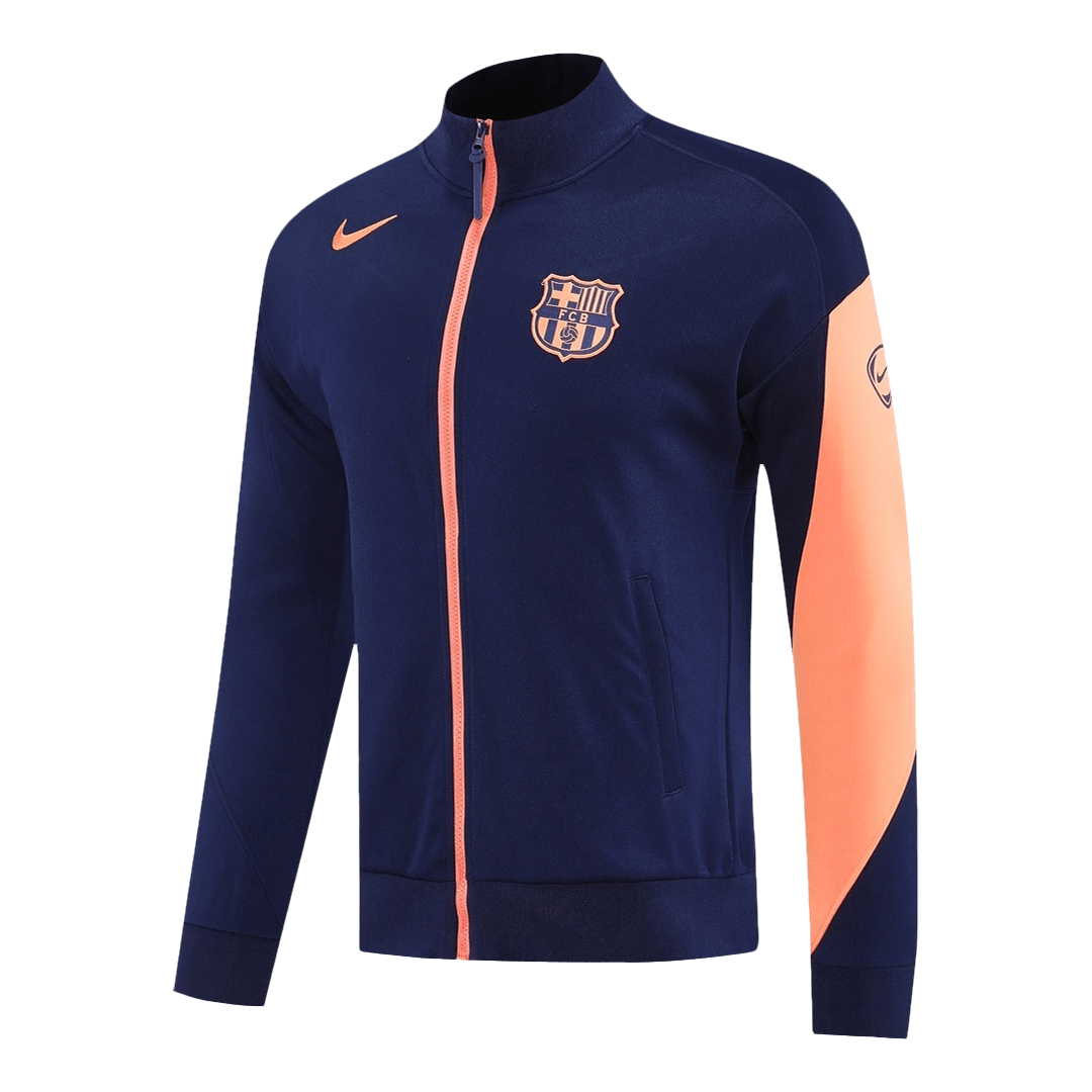 Barcelona Track Jacket 2025/26 - Navy&Orange