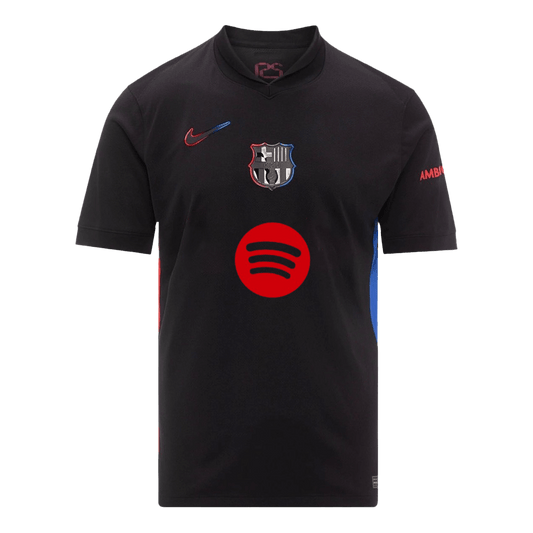 Barcelona Away Soccer Jersey 2024/25- Spotify Logo Without Text