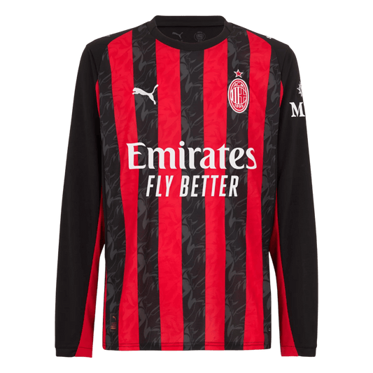 AC Milan Home Long Sleeve Jersey 2025/26