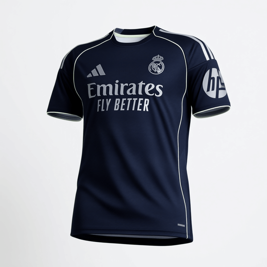 Real Madrid Soccer Jersey Away Custom Shirt 2025/26